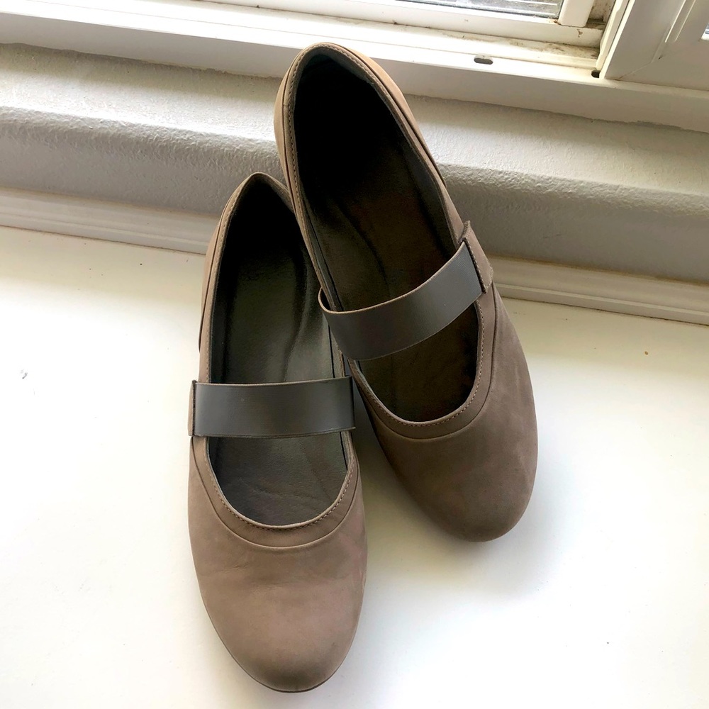 Taupe Dansko Mary Janes